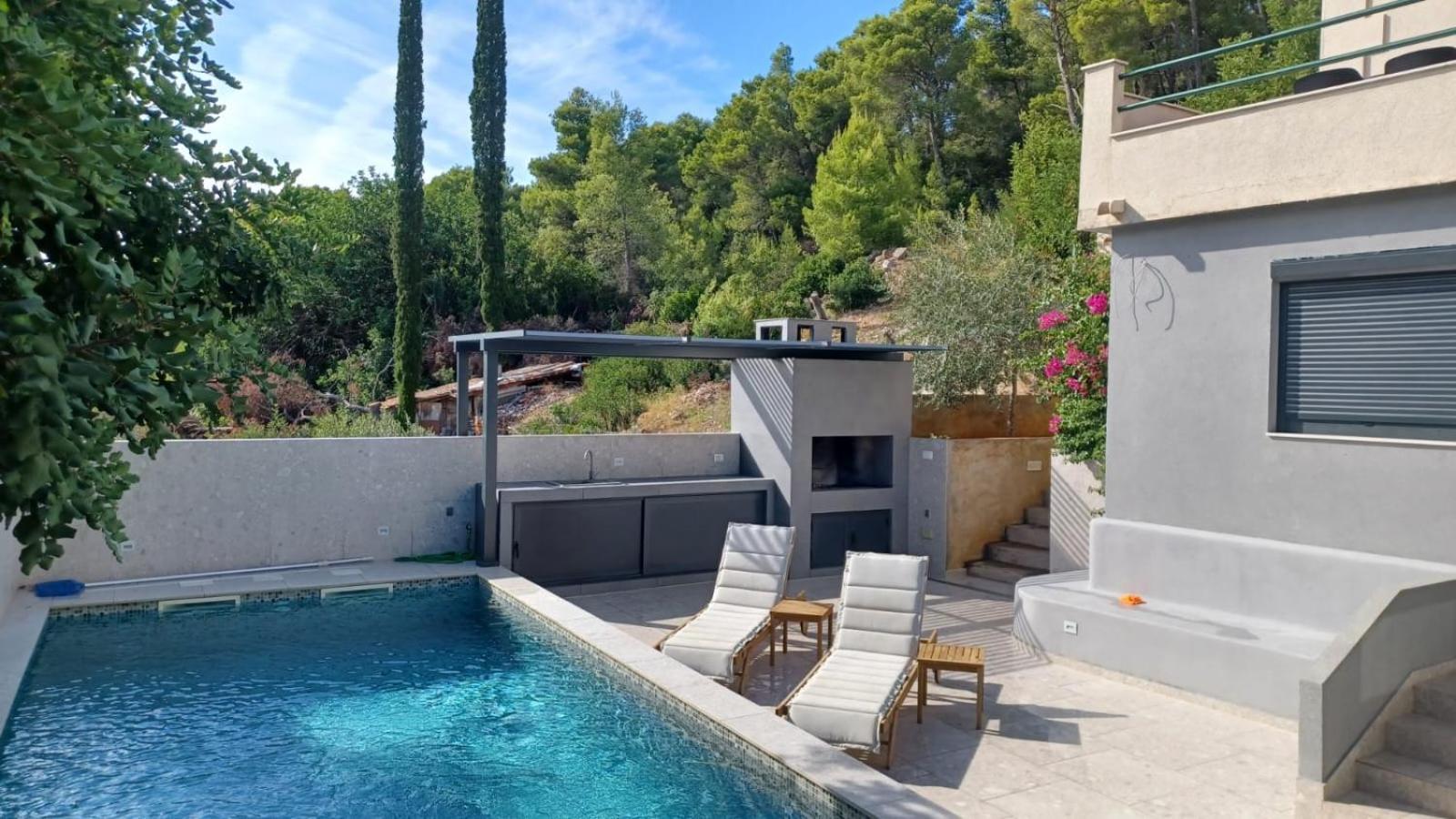 Apartments Belic With Pool Jelsa  Exterior foto
